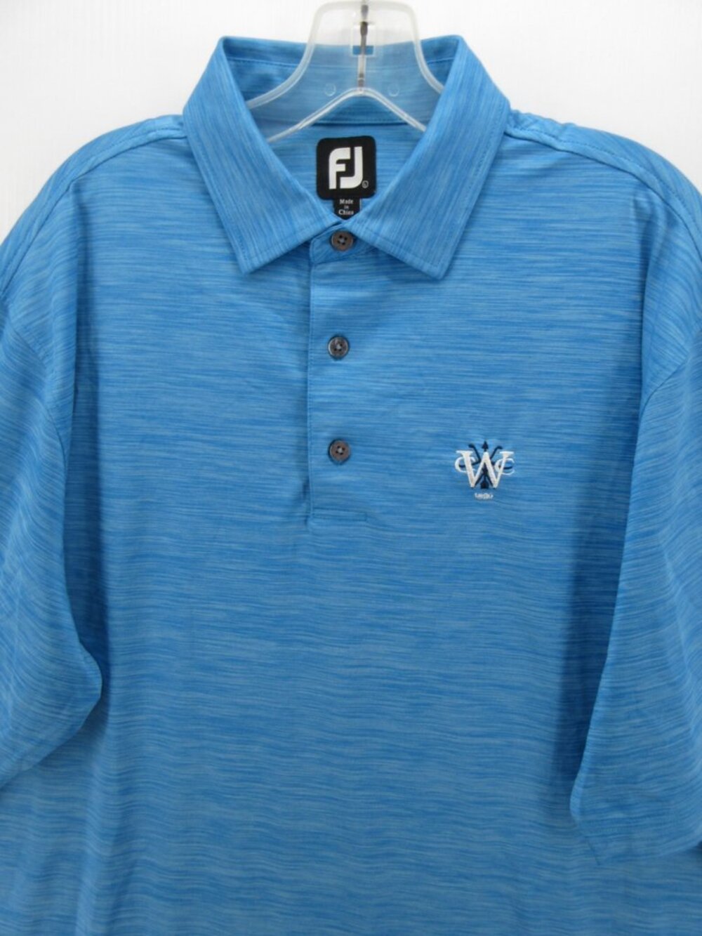 FootJoy Polo Shirt Large FJ Performance Golf Activewear Athleisure - Picture 2 of 13